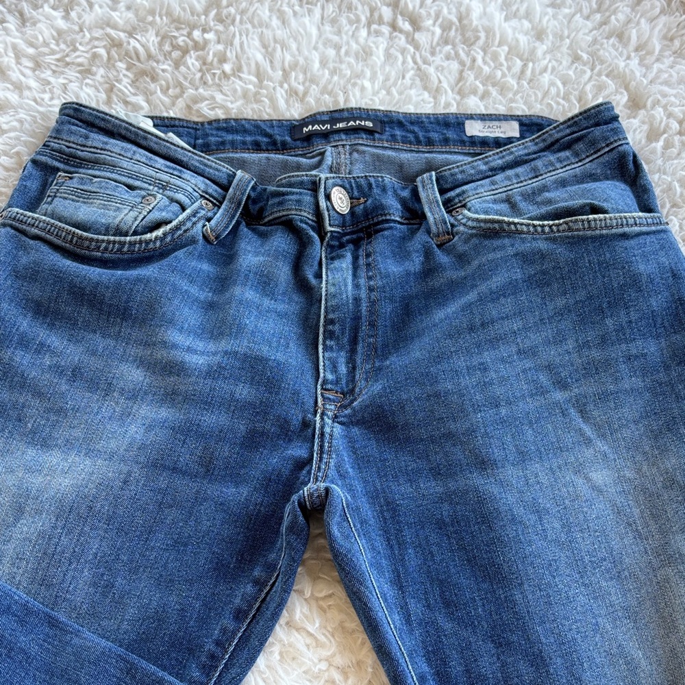 Mavi Relaxed Fit Jeans in Classic Blue